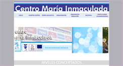 Desktop Screenshot of mariainmaculada-riosrosas.es
