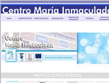 Tablet Screenshot of mariainmaculada-riosrosas.es